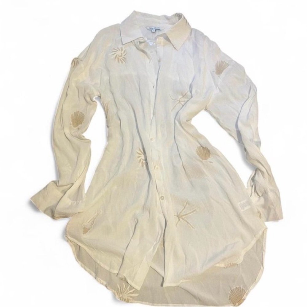 Blue Island Ivory Blouse XS